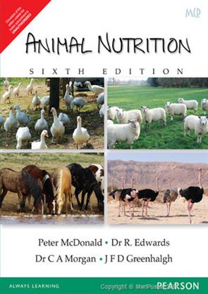 Animal Nutrition, 9788131717608, Mcdonald, Pearson Education