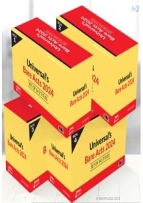 Universals Bare Acts 2024, Set Of 341 Titles, BARE ACTS Books, Lexis Nexis